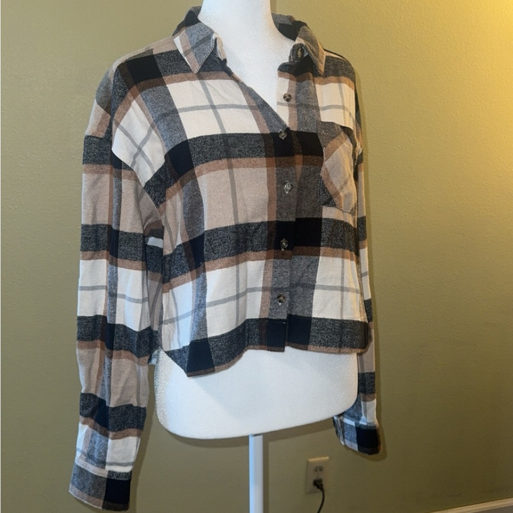 Altard State Plaid Button-Up Women's Jacket